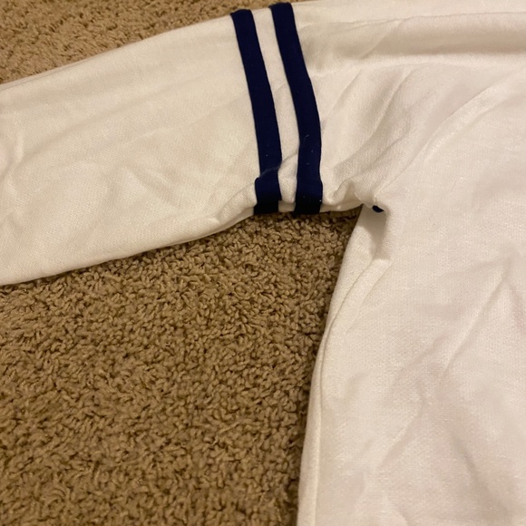 Vintage Canada Niagra Falls Hooded Sweatshirt White with Blue Trim Very Good Lg. - Picture 17 of 17